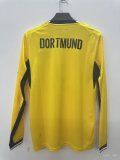 Dortmund Home Long Sleeve Fans 1:1 Quality Soccer Jersey  26-27