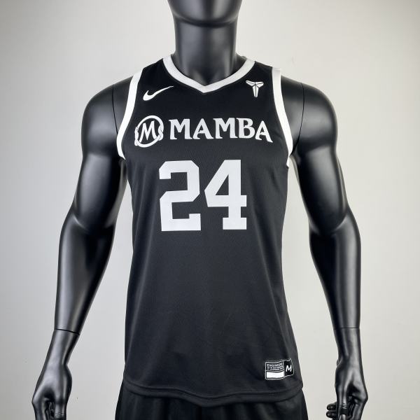 Los Angeles Lakers GiGi Commemorative Edition Kobe #24 BRYANT Black   1:1 Quality NBA Season Jerseys