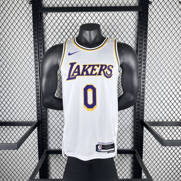 Los Angeles Lakers White #0 WESTBROOK 1:1 Quality NBA Season Jerseys 2023