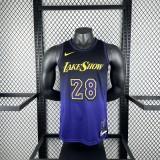 Los Angeles Lakers  City Edition #28 HACHIMURA NBA Jerseys  2025