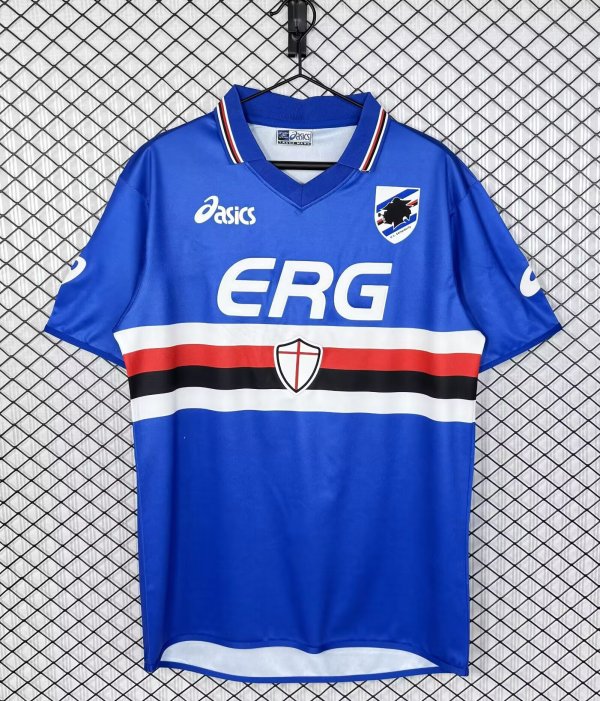 Retro Sampdoria Fans 1:1 Quality Soccer Jersey 2003-2004