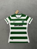 Sporting Lisbon Home Women Fans  1:1 Quality Soccer Jersey   25-26