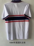 Retro America home Fans 1:1 Quality Soccer Jersey  1994