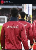 Arsenal  Retro clover  Windbreaker  jacket   red 25-26 set