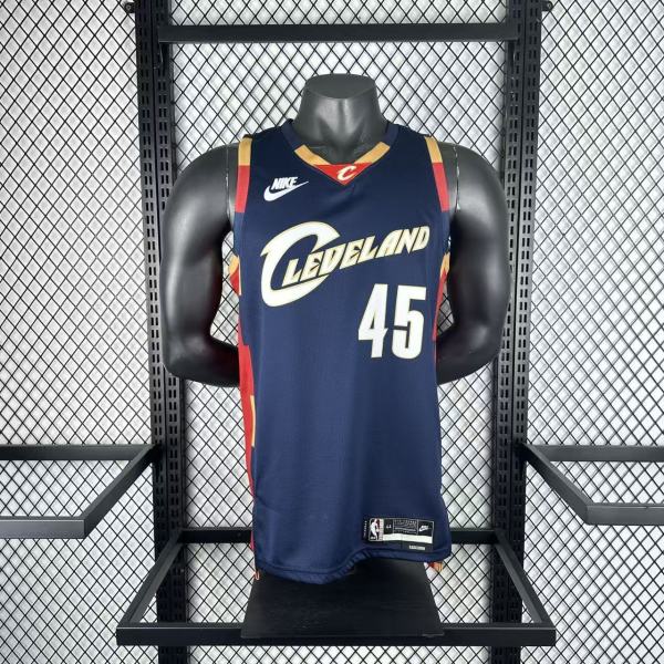 Retro  Cleveland Cavaliers  Blue  #45 MITCHELL 1:1 Quality NBA  Season Jerseys 2026