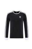 Adidas Clover Long Sleeve T-shirt  Black White Blue Fans 1:1 Quality Soccer Jersey  25-26