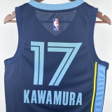 Memphis Grizzlies  Blue #17 KAWAMURA 1:1 Quality NBA Jerseys 2023