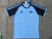 Adidas Clover T-shirt  Blue 1:1 Quality Soccer Jersey  25-26