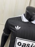 AD oasis Adidas Clover #25  T-shirt  Black Player 1:1 Quality Soccer Jersey  25-26