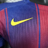 Barcelona  home  music festival  Player  1:1 Quality Soccer Jersey  25-26