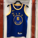 Golden State Warriors Blue Tram City Edition #6 YOUNG 1:1 Quality NBA Season Jerseys 2021