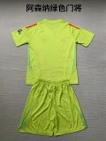 Arsenal goalkeeper Kids 1:1 Quality Soccer Jersey  24-25