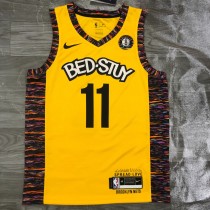 Brooklyn Nets Commemorate Edition Yellow #11 IRVING 1:1 Quality NBA  Season Jerseys 2020