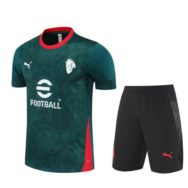AC Training  Fans Kits  1:1 Quality Soccer Jersey 25-26 (Kids And Man )