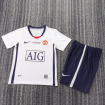 Retro Manchester United away Kids  2008-2009