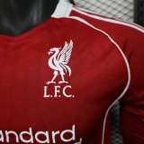 Liverpool Home Long Sleeve  player  1:1 Quality Soccer Jersey 25-26