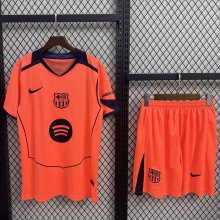 Barcelona Third  Away  With Pants Sets Fans  1:1 Quality Soccer Jersey  25-26