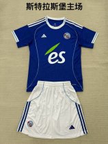 RC Strasbourg Alsace Home Kids  25-26 1:1 Quality Soccer Jersey