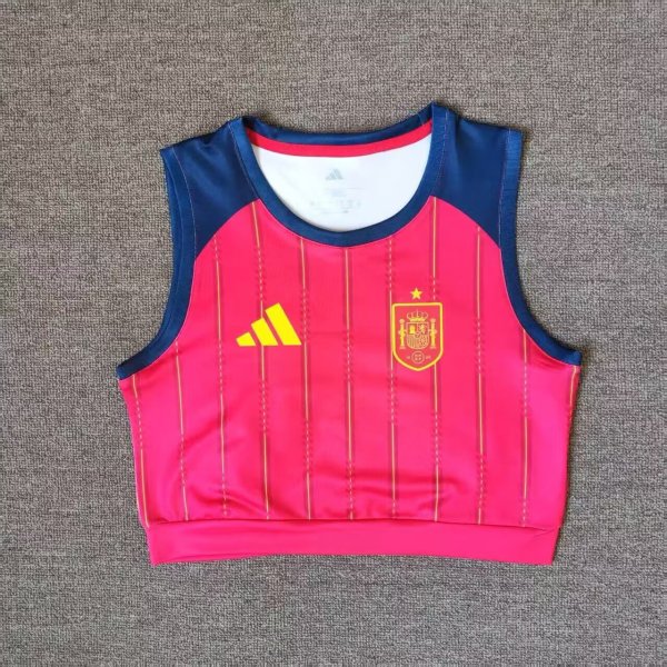 Spain Women Vest Fans 1:1 Quality Soccer Jersey 26-27 (2026)