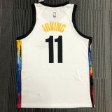 Brooklyn Nets City Edition Graffiti White #11 IRVING 1:1 Quality NBA  Season Jerseys 2021
