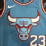 Chicago Bulls Blue #23 JORDAN 1:1 Quality NBA  Season Jerseys