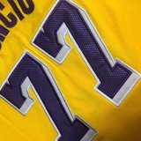 Los Angeles Lakers Retro Yollow #77 DONCIC 1:1 Quality NBA Jerseys