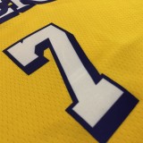 Los Angeles Lakers Yellow with star #7 ANTHONY 1:1 Quality NBA Season Jerseys