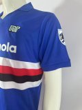 Retro Sampdoria Fans 1:1 Quality Soccer Jersey  1984-1988