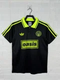 Adidas Clover T-shirt  Black Fans 1:1 Quality Soccer Jersey  25-26