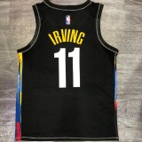 Brooklyn Nets City Edition graffiti Black #11 IRVING 1:1 Quality NBA  Season Jerseys 2021