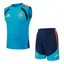Spain Vest Training Player With Pants Sets 1:1 Quality Soccer Jersey   26-27 (2026)