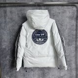 Adidas Clover  Windbreaker  Cotton clothing Jacket  Black  White 1:1 Quality Soccer Jersey  25-26