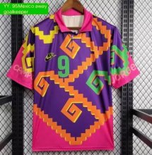 Retro Mexico Goalkeeper  #9 campos 1:1 Quality Soccer Jersey 1995