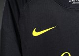 Retro Barcelona Long  Away  player  1:1 Quality Soccer Jersey   2011-2012
