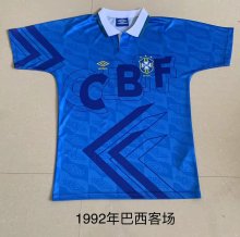 Retro Brazil  away Fans    1:1 Quality Soccer Jersey  1992