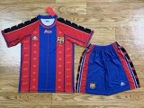 Retro Barcelona Home Kits Suit 1:1 Quality Soccer Jersey 1997-1998