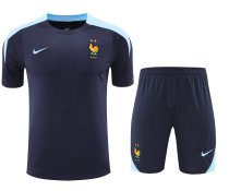 France Training clothing set  1:1 Quality Soccer Jersey   24-25