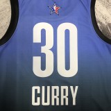 Golden State Warriors ALL-STAR Blue #30 CURRY 1:1 Quality NBA Jerseys  2023
