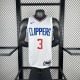 Los Angeles Clippers White #3 PAUL 1:1 Quality NBA  Season Jerseys 2023