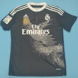 Retro  Real Madrid player  third  Away Black  1:1 Quality Soccer Jersey    2014-2015