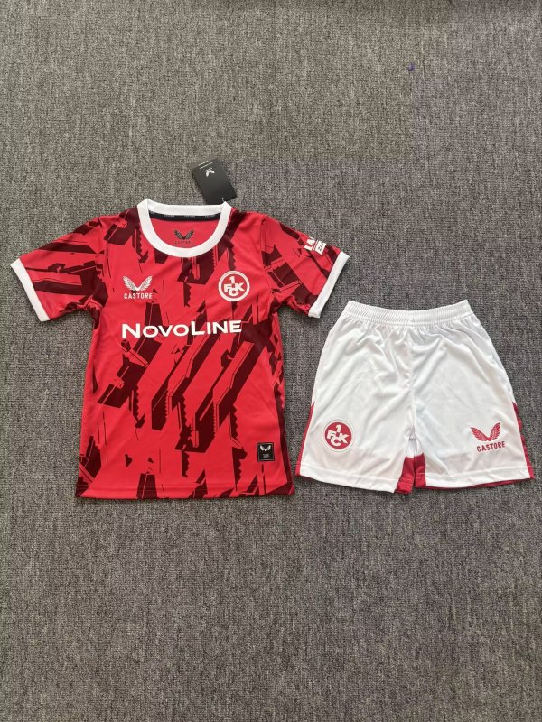 Kaiserslautern Home Kids Fans 1:1 Quality Soccer Jersey  25-26