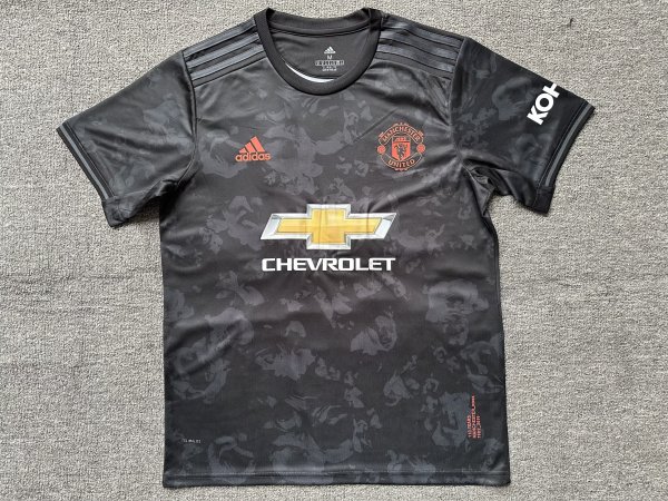 Retro Manchester United Third Away Fans 1:1 Quality Soccer Jersey   2019-2020