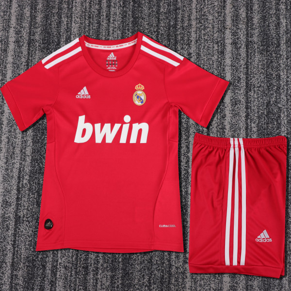 Retro Real Madrid  away kids 1:1 Quality Soccer Jersey  2011-2012