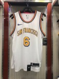 Golden State Warriors White San Francisco #6 YOUNG 1:1 Quality NBA Season Jerseys
