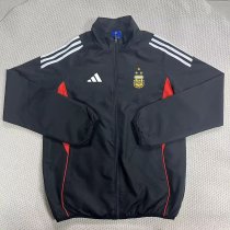 Argentina Windbreaker  Black 1:1 Quality Soccer Jersey  25-26