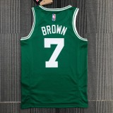 Retro Boston Celtics 75 Year Green #7 BROWN  1:1 Quality NBA Jerseys  2022
