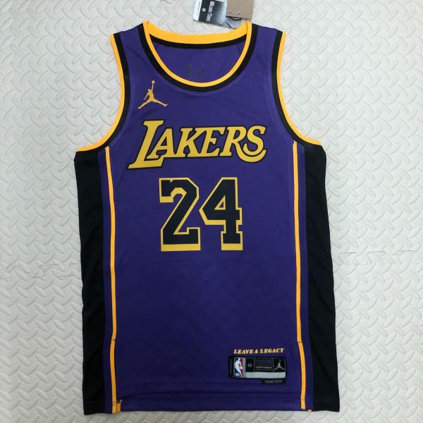 Los Angeles Lakers Kobe #24 BRYANT Purple NBA Jerseys 2023