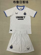 Club Brugge away kids  1:1 Quality Soccer Jersey   24-25