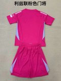 Leeds United goalkeeper kids  1:1 Quality Soccer Jersey  24-25
