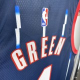 Houston Rockets City Edition Blue #4 GREEN 1:1 Quality NBA  Season Jerseys 2023